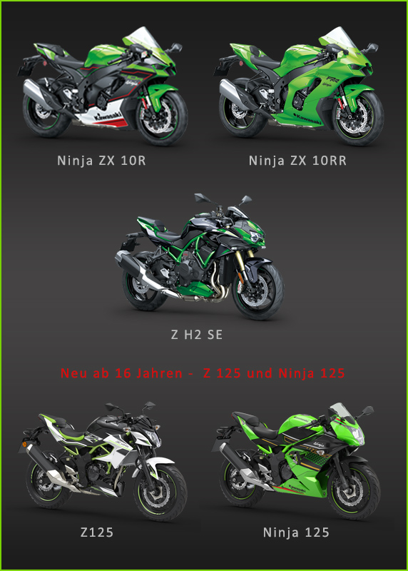 Kawasaki Modelle 2021